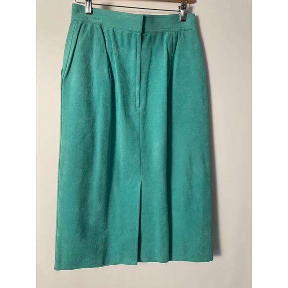 Vtg. Blassuede by Bill Blass Skirt Size 12 - Picture 8 of 9